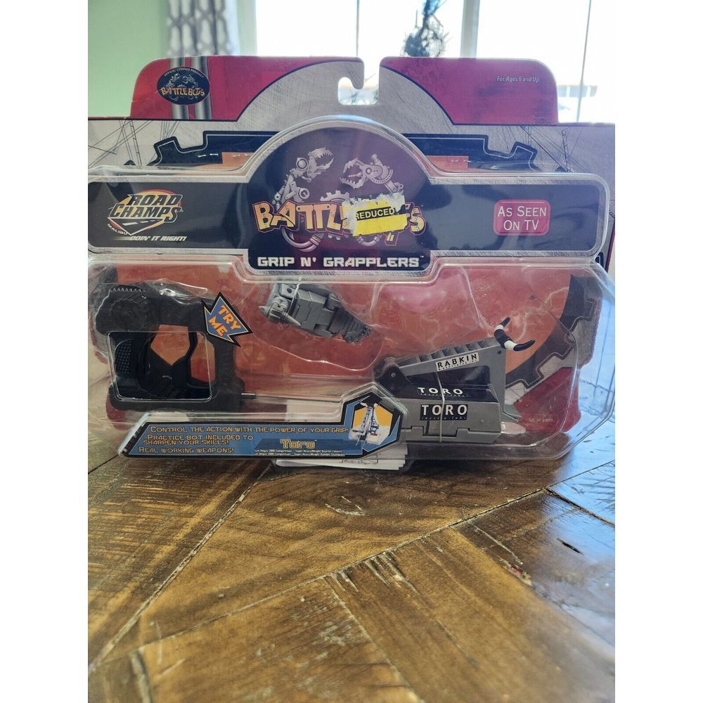 Road Champs BattleBots Grip NGrapplers Toro Action Figure Practice Bot 28750 NEW